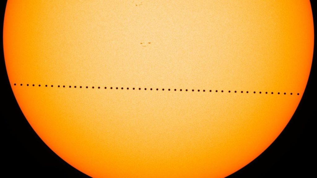 Mecurio oggi transiterà davanti al Sole